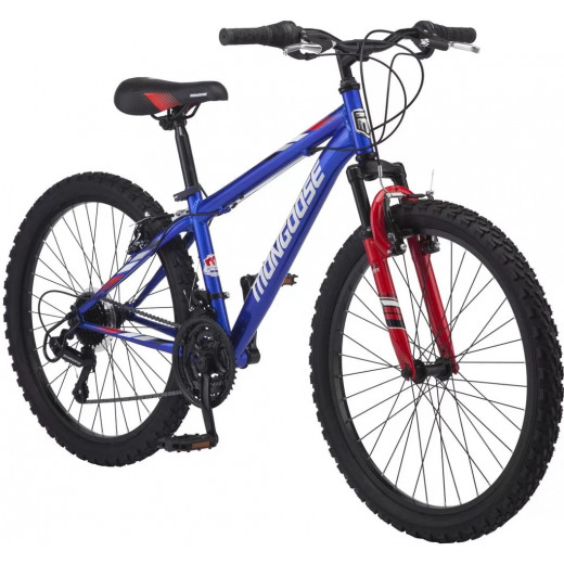 دراجة للأولاد باللون الأزرق, مقاس 60.96 سم من مونجوز