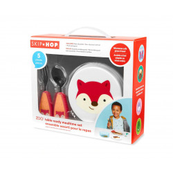 Skip Hop Zoo Table Ready Mealtime Set, Fox Design