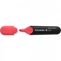 Schneider Job Text Marker, Refillable, Red Color