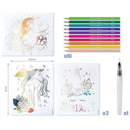 Maped Creative Watercolor Set Aqua Art, Unicorn Design