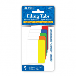 Bazic Filing Taps, 5 Packs