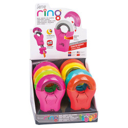 Serve Ring Eraser With Sharpener Combo, , Assorted Colors, 1 Piece