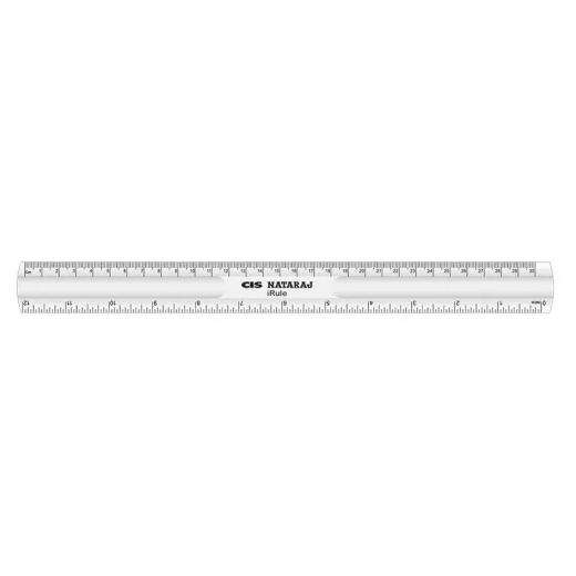 Nataraj Transperant Ruler, 30 Cm