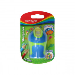 Keyroad Double Special Pencil Sharpener 2 Holes, Blue Color