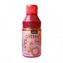 Pebeo Glitter Gel, Pink Color, 250 Ml