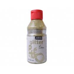 Pebeo Glitter Gel, Silver Color, 250 Ml