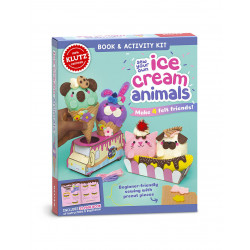 Klutz Sew Felt Ice Cream Treats With Animal Faces