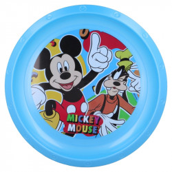 Plastic Plate, Mickey Mouse Design