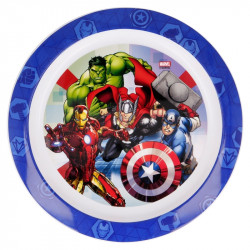 Stor Plastic Microwave Plate, Avengers Design