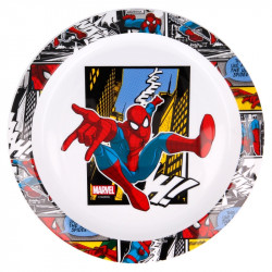 Stor Plastic Microwave Plates, Spiderman Design