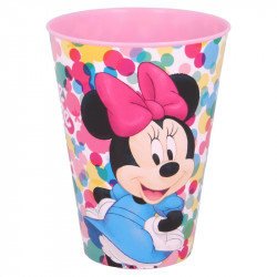 Stor Plastic Cup, Minnie Mouse Design, 430 Ml