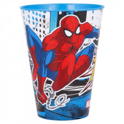 Stor Plastic Cup, Spiderman Design, 430 Ml