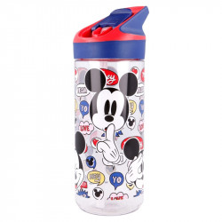 Stor Medium Tritan Bottle, Mickey Mouse Design, 620 Ml