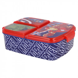 Avengers lunch box ‎-Height : 6.7 cm. Width : 16.5 cm. Depth : 19.5 cm. Weight : 150 g.