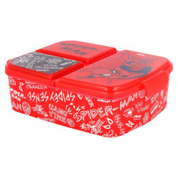 Stor Multi Compartment Lunch Box, Spiderman Design