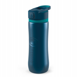 Quokka Stainless Steel Bottle, Spring Design, Blue Color, 600 Ml