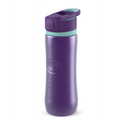 Quokka Stainless Steel Bottle, Spring Design, Purple Color, 600 Ml