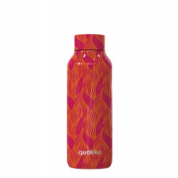 Quokka Stainless Steel Bottle, Orange Bloom Design,510  Ml