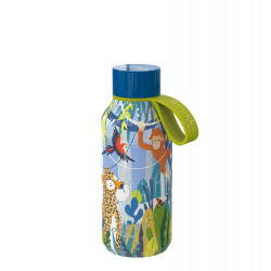 Quokka Stainless Steel Bottle With Strap, Animals Design, 330 Ml