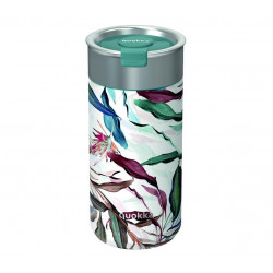 Quokka Stainless Steel Thermos With Filter, Green Color, 400 Ml