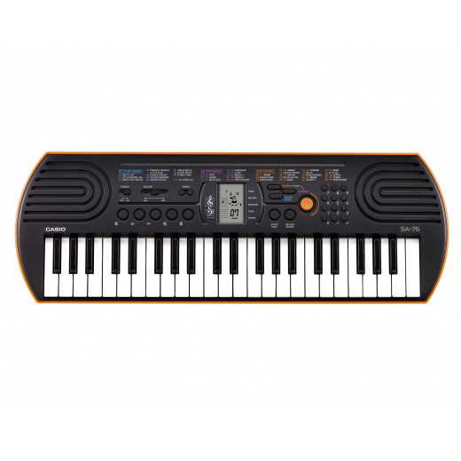 Casio Mini Keyboard, 44 Mini Size Keys (SA-76)