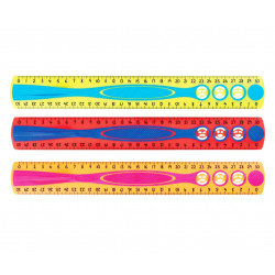 Maped Kidy Grip Ruler, Assorted Color, 30 Cm