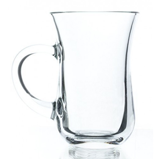 BlinkMax Glass Tea Cup, 155 Ml, 6 Pieces