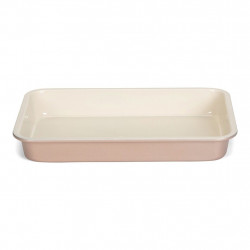 Patisse Ceramic Rectangle Tray, Beige Color, 35 X 24 Cm