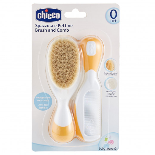 Chicco New Brush And Comb Orange