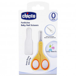 Chicco New Baby Nail Scissors, Orange