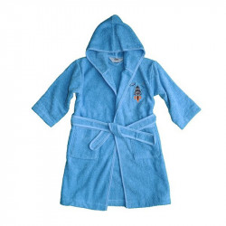 Nova home kids bath robe kiddy, blue and dark blue color, 13-15 years