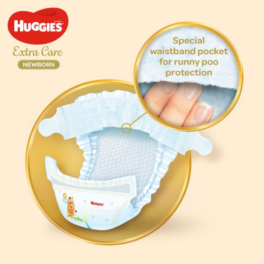 Huggies Diapers Newborn, Size 1, 2-5 Kg, 21 Diapers