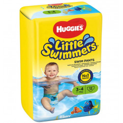 Huggies Little Swimmers Swim Pants, Size 3-4, 7-15 Kg, 12 Pants