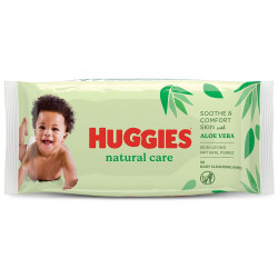 Huggies Natural Care Wet Wipes, 56 Wipes