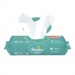 Pampers Fresh Clean Baby Wipes, 64 Pieces