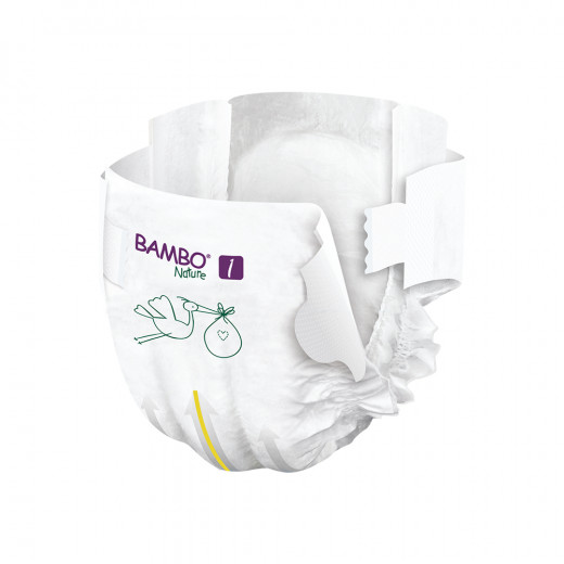 Bambo Nature Diapers, Size 1, 22 Diapers + Bambo Nature Diapers, Size 2, 30 Diapers + Abena Premium Maternity Pads, 15 Pads