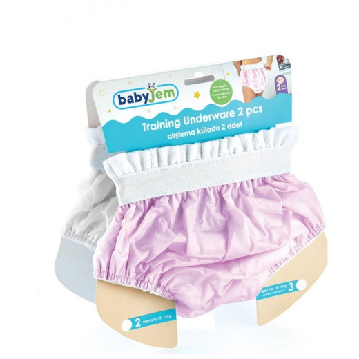 Babyjem training pant boxed 3 years pink 2 psc