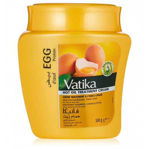 Vatika Egg Oil Bath, 500 Gram
