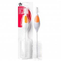 Tommee Tippee Essentials Bottle and Teat Brush, Orange