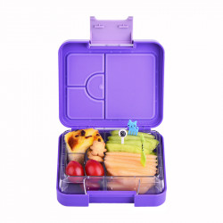 Compartment Lunch box, Purple Color