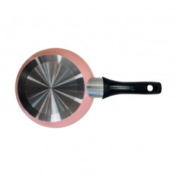 Ceramic Fry Pan, Pink Color, 16 Cm