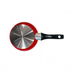 Ceramic Fry Pan, Red Color, 14 Cm