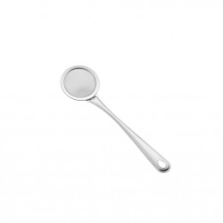 Deep Steel Strainer With Long Handle, 8 Cm