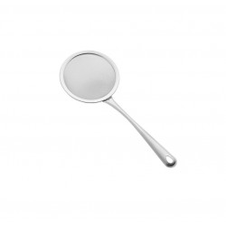 Deep Steel Strainer With Long Handle, 14 Cm