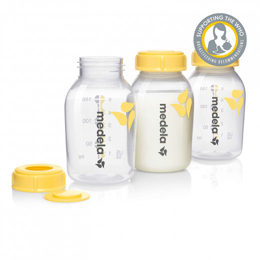 Medela Breastmilk Bottles, 150 Ml, 3 Pieces