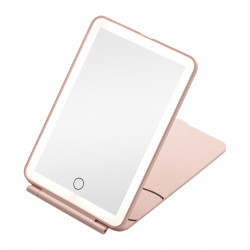 Mon Reve Face Mirror With Lighting Frame, Pink Color