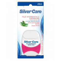 Silver Care Whitening Dental Floss, 25 Meters