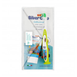 Silver Care Toothbrush And Toothpaste Kid's Kit, Green Color