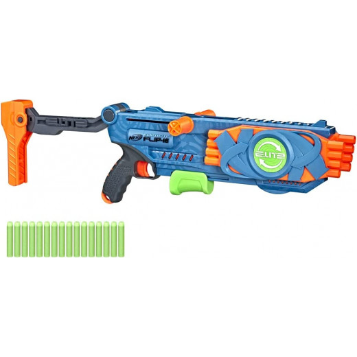 Nerf Hasbro Elite Flipshots Flip Blaster With Spinning Barrels, 16 Drums