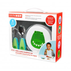 Skip Hop Zoo Table Ready Mealtime Set, Crocodile Design